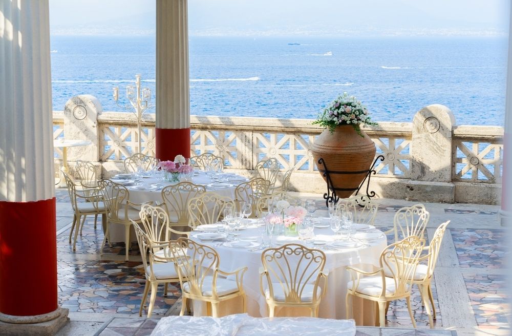 Amalfi Coast dinner table