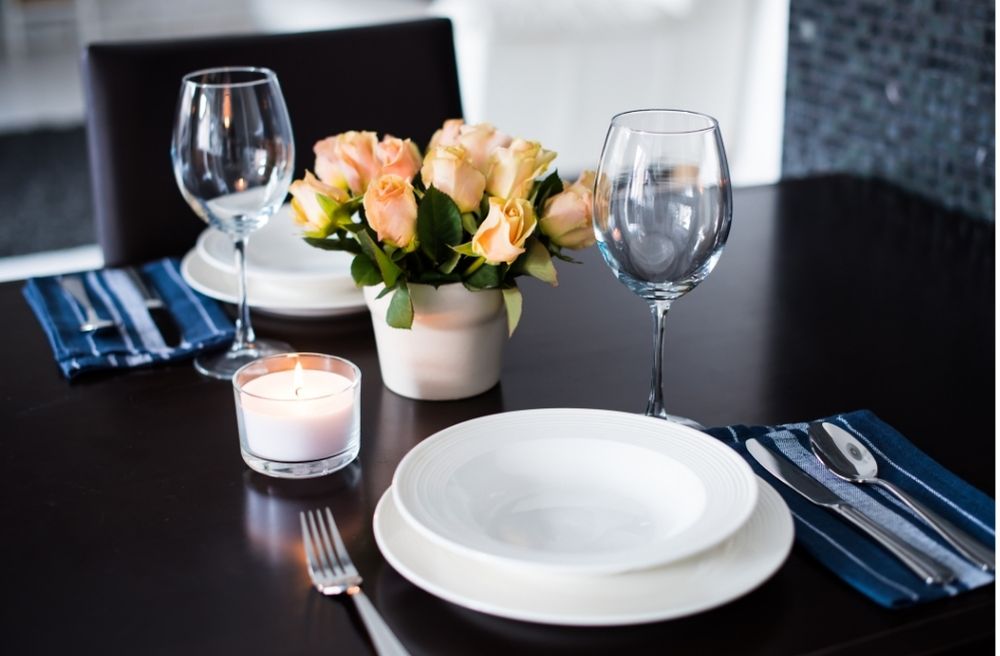 Simple table decor