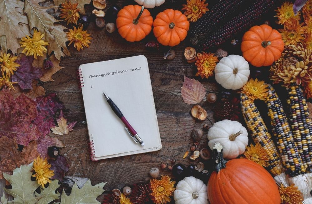 Thanksgiving dinner menu