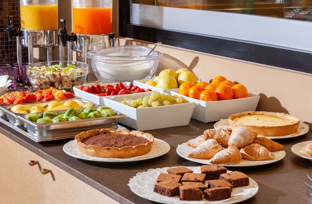 Valentine buffet sweet savory