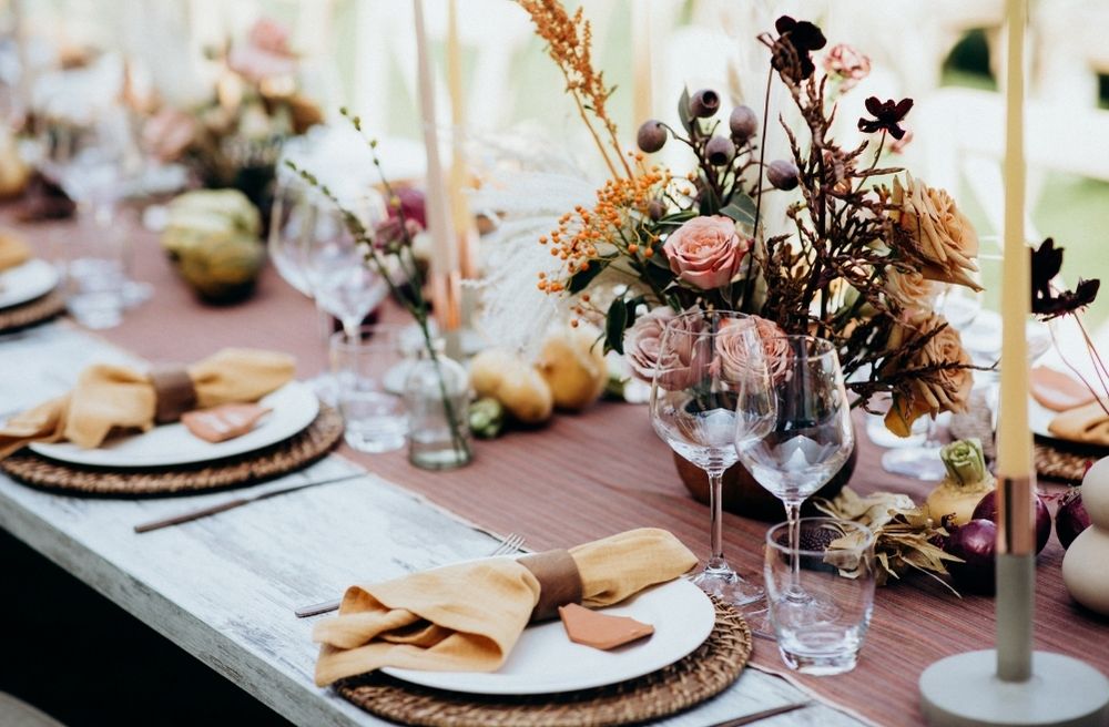 boho table setting