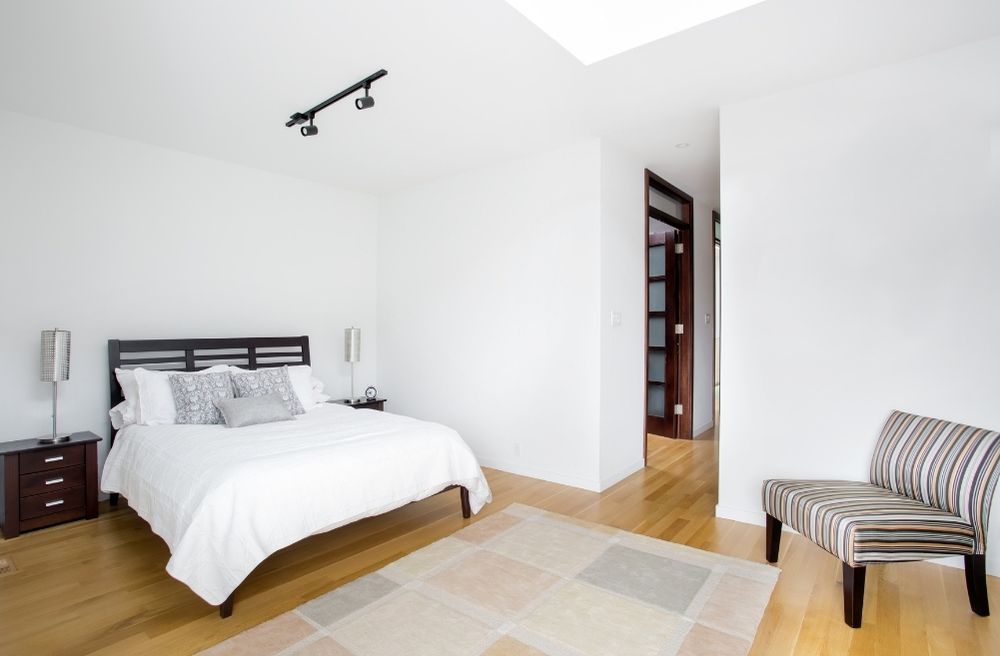 bright guest bedroom