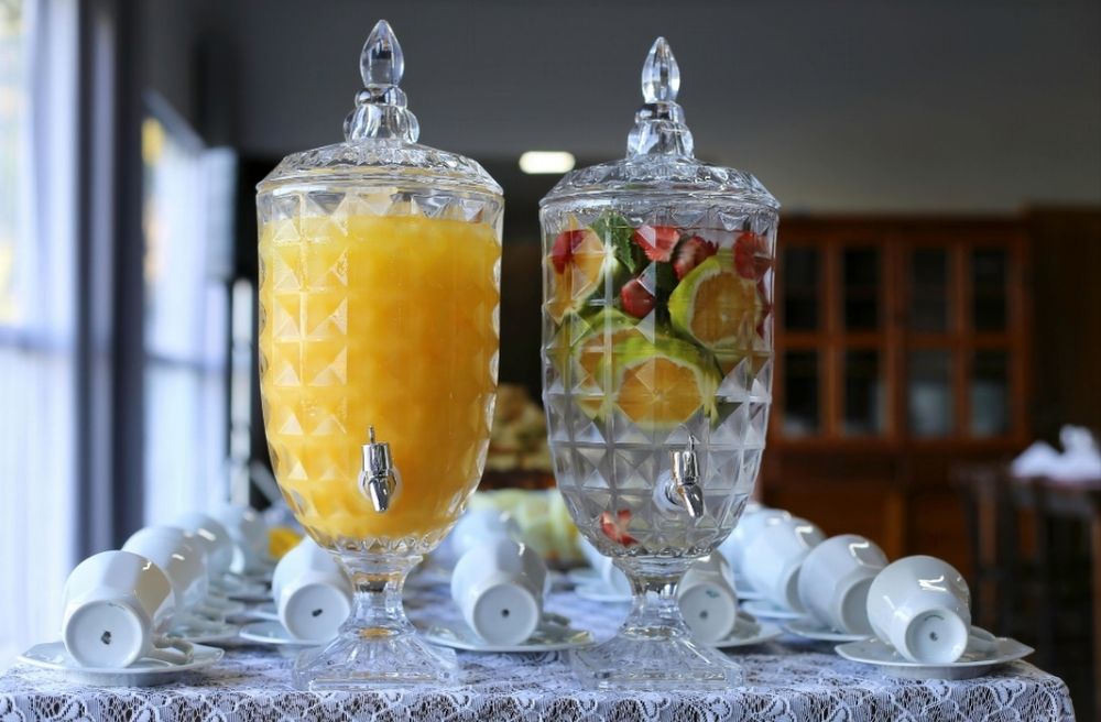 brunch beverage station