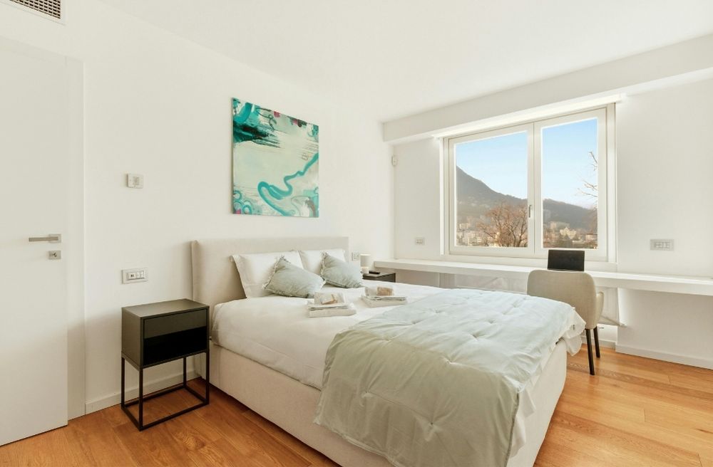 clean guest bedroom