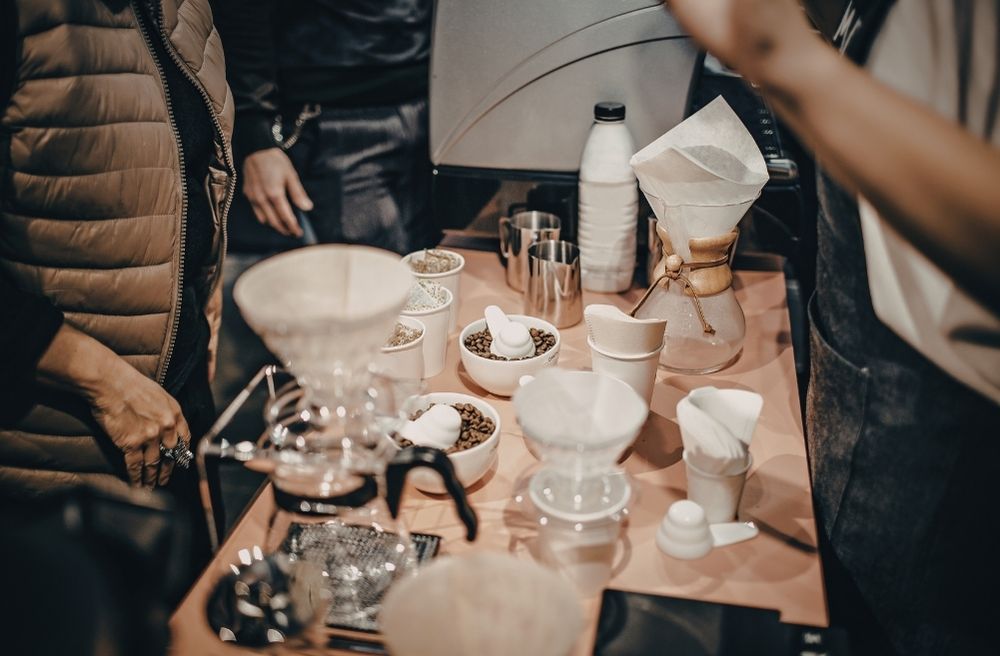 Coffee and tea station party