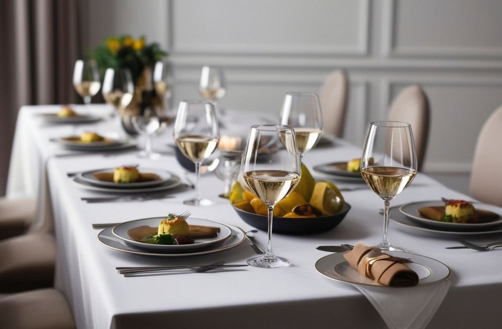 cohesive elegant table setting