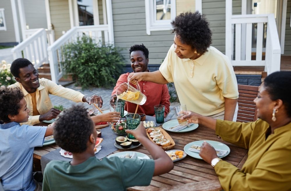 confident dinner party host