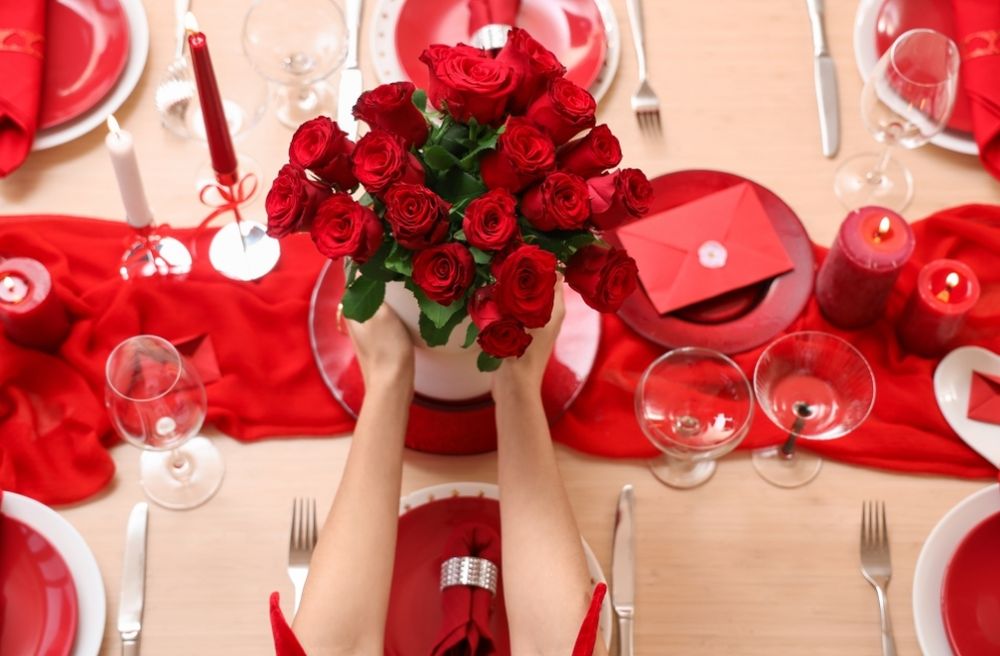 elegant Valentine's table