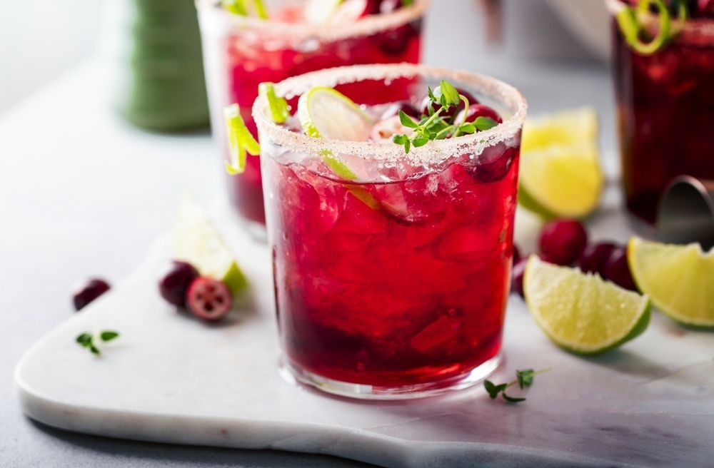 festive Christmas mocktail table