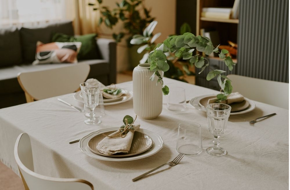 greenery table centerpiece