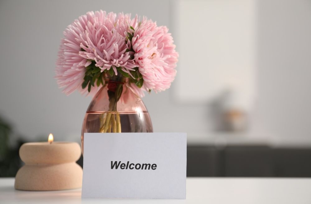 guest room welcome note