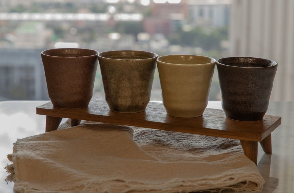 handmade ceramic coffee mugs gift set
