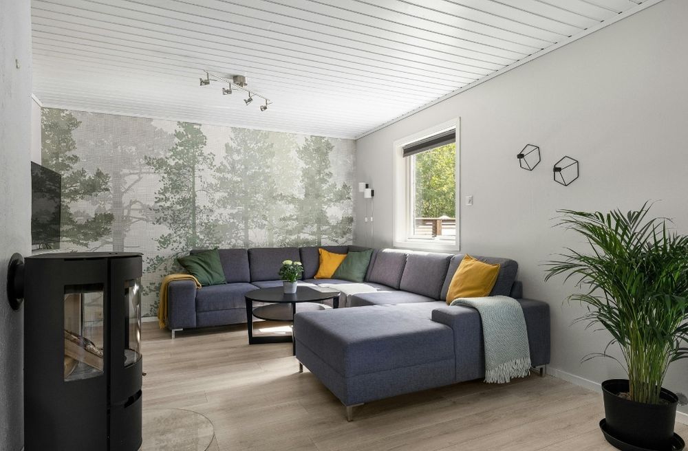 large living room party seating