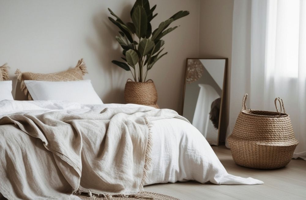 light neutral guest bedroom