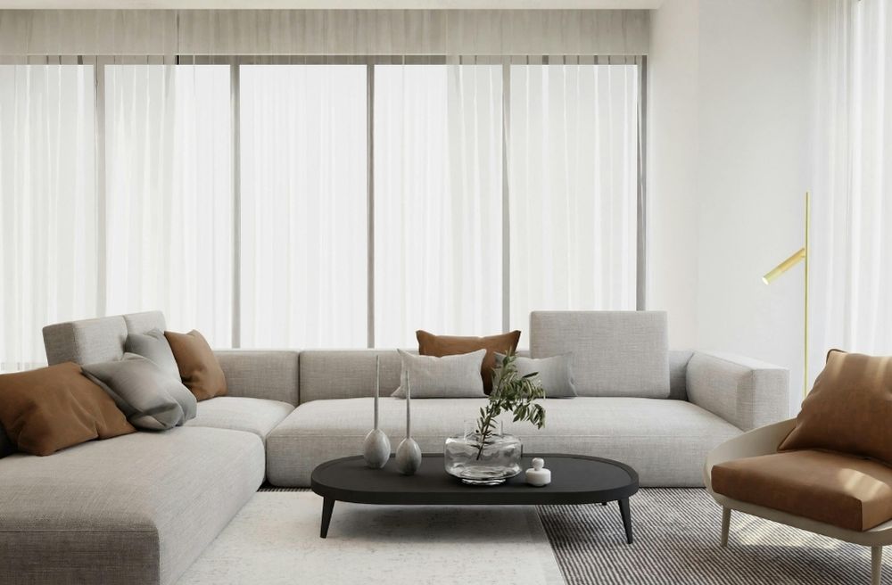 living room with plenty of seating