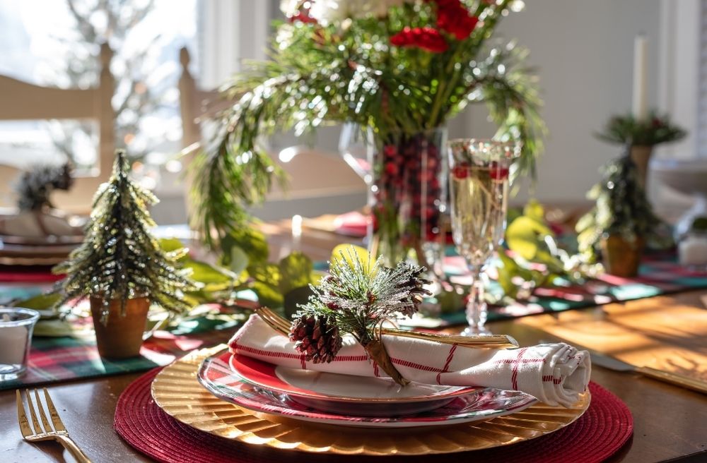 luxury Christmas tablescape