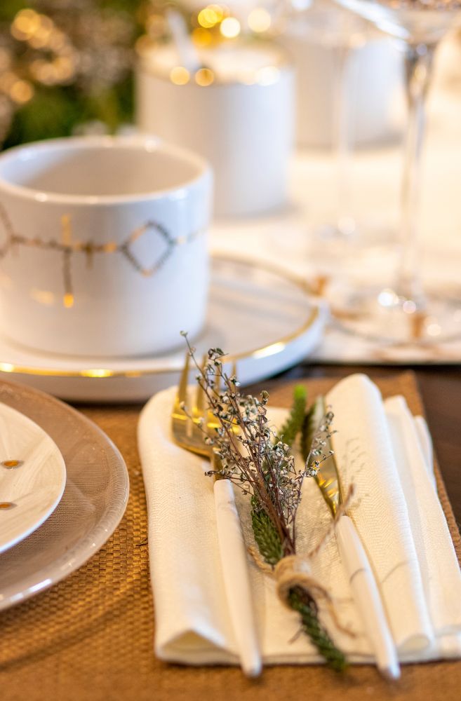 luxury elegant table setting