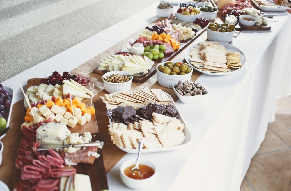 luxury grazing table party