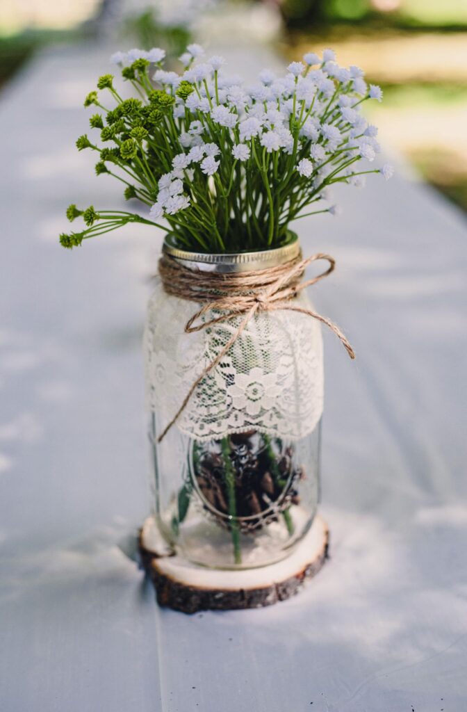 rustic table setting