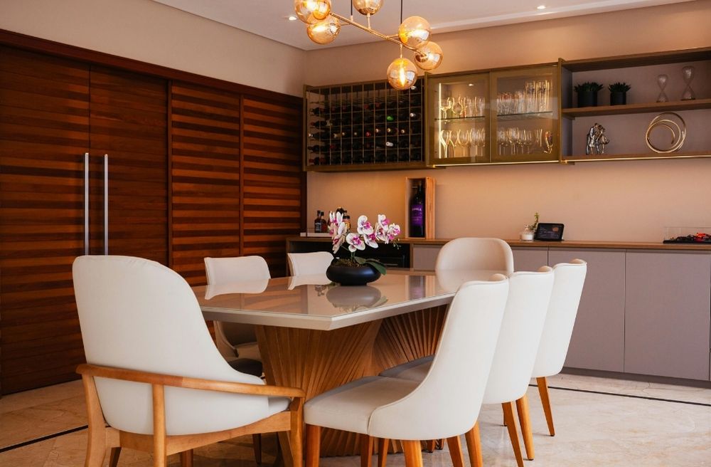 minimal modern dining table