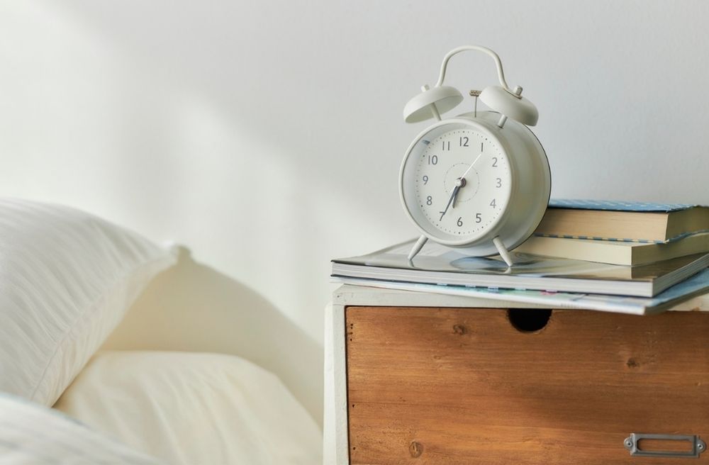 modern bedside clock