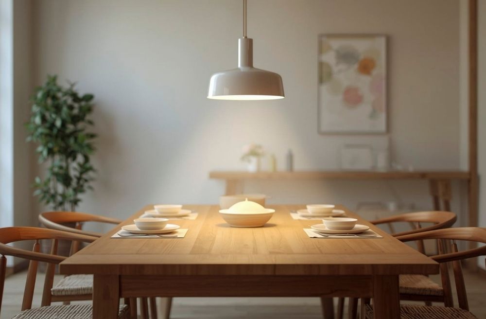 modern minimalist dining table