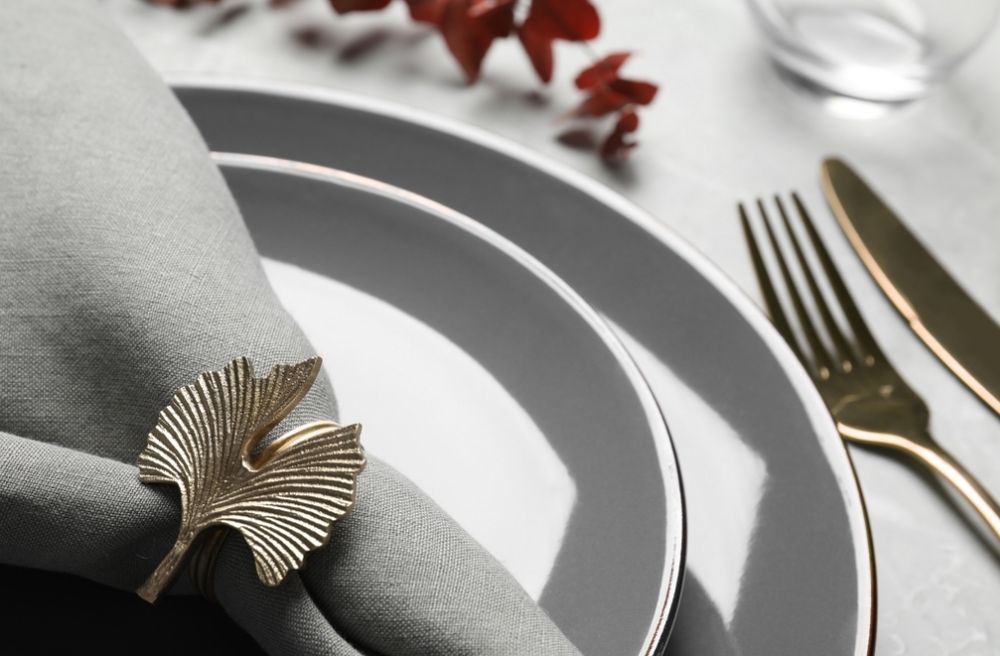 modern napkin rings
