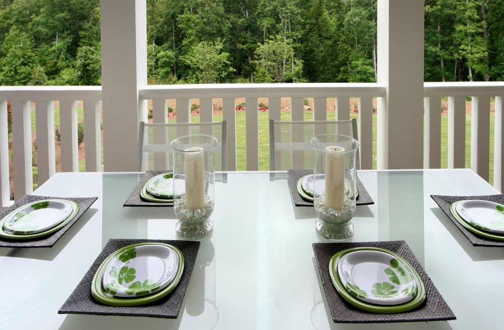 modern outdoor dining table