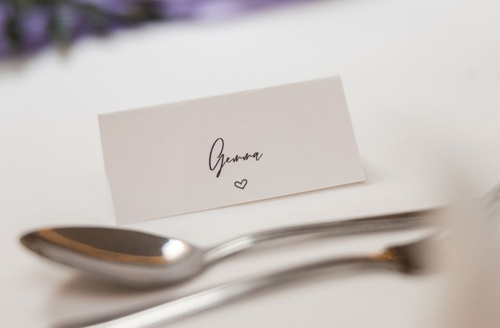 modern place cards