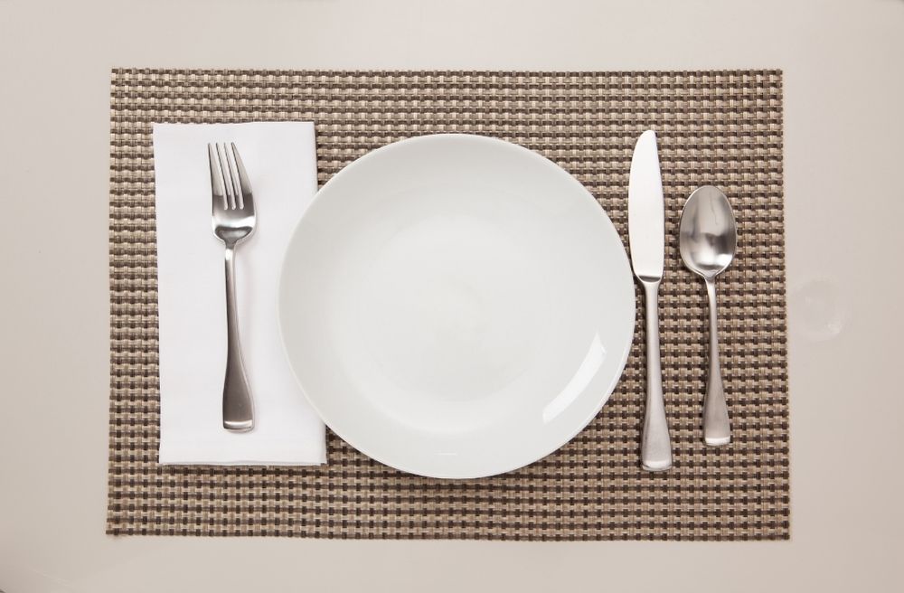 modern place setting