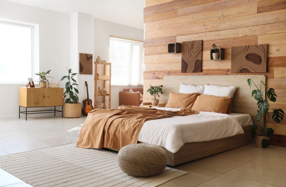 natural bedroom design