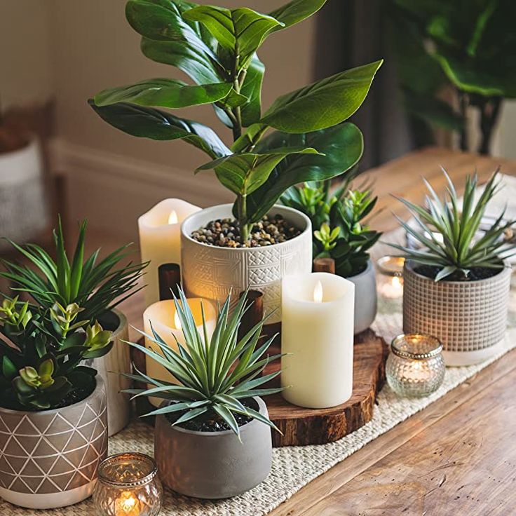 natural flower arrangement dining table