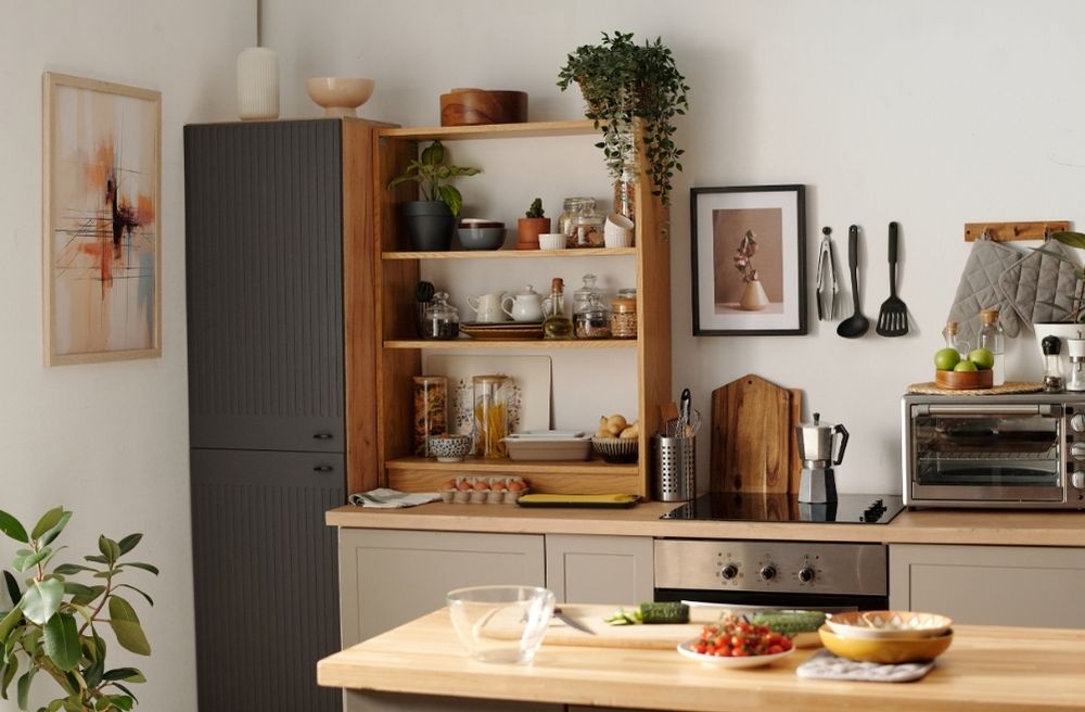 organized holiday kitchen