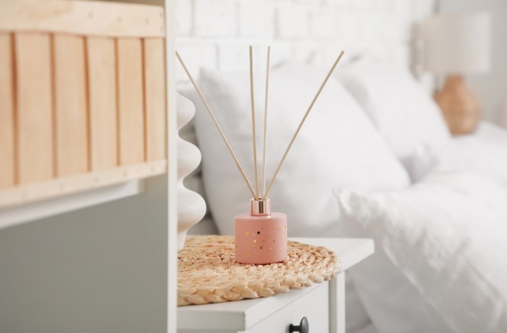 reed diffuser bedroom