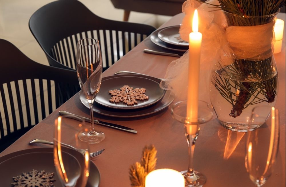 rustic table setting