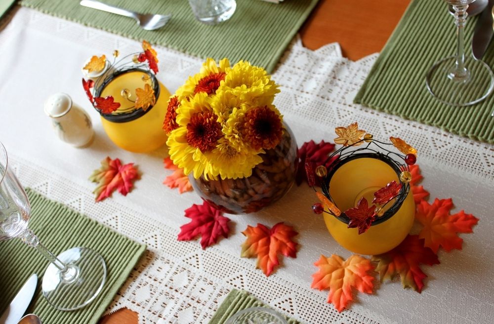 seasonal branches centerpiece