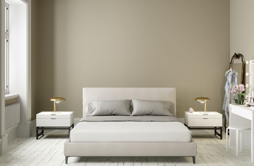 symmetrical bedroom design