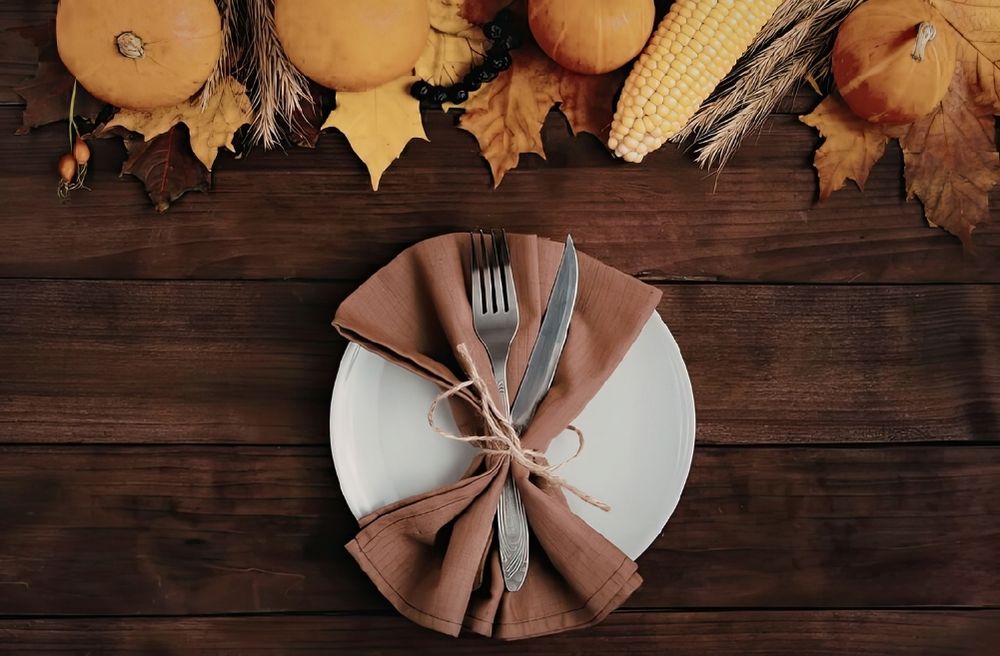 rustic table setting