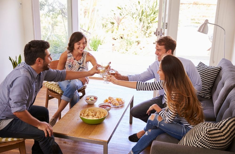 unique home entertaining style