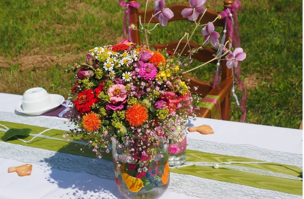 rustic table setting