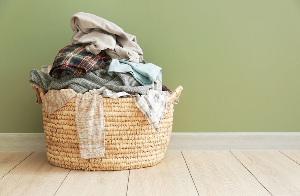 woven laundry bedroom basket