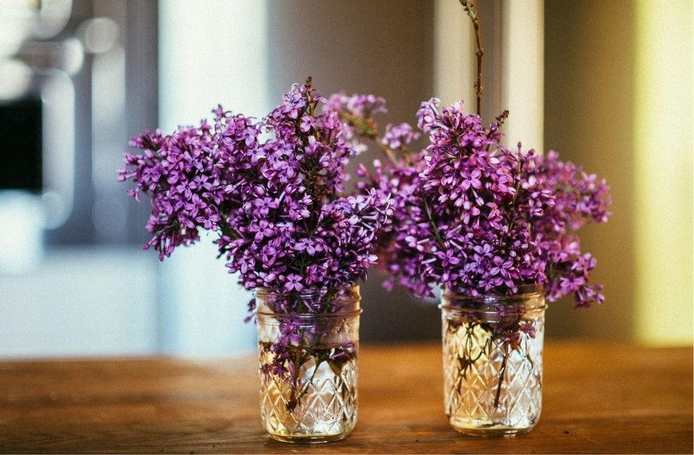 DIY mason jar flower vase