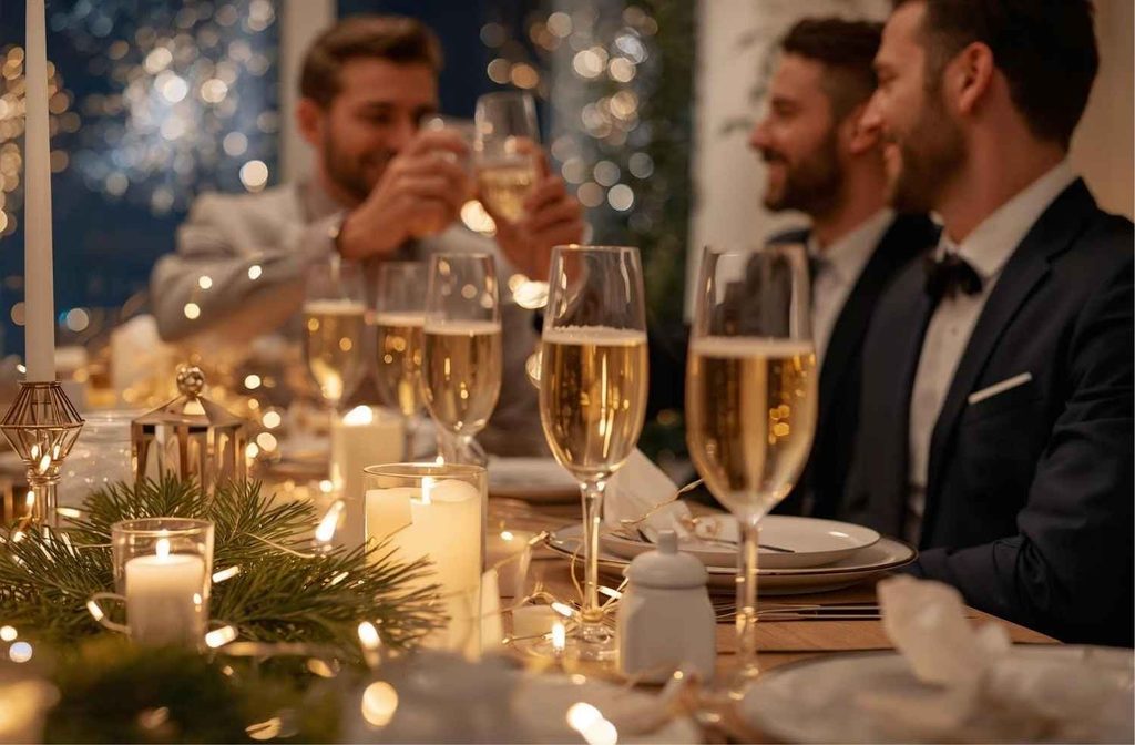 Guests appearing overly formal