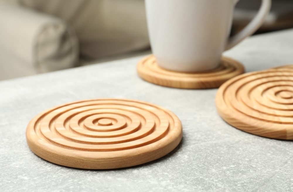 marble drink coasters home decor
