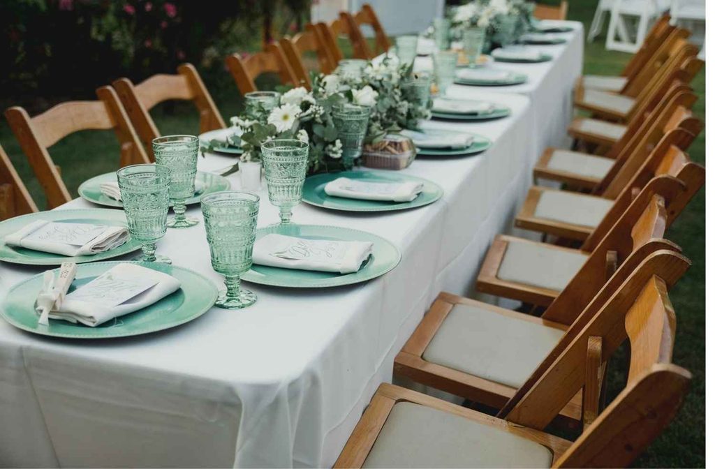 A thoughtfully arranged dining table
