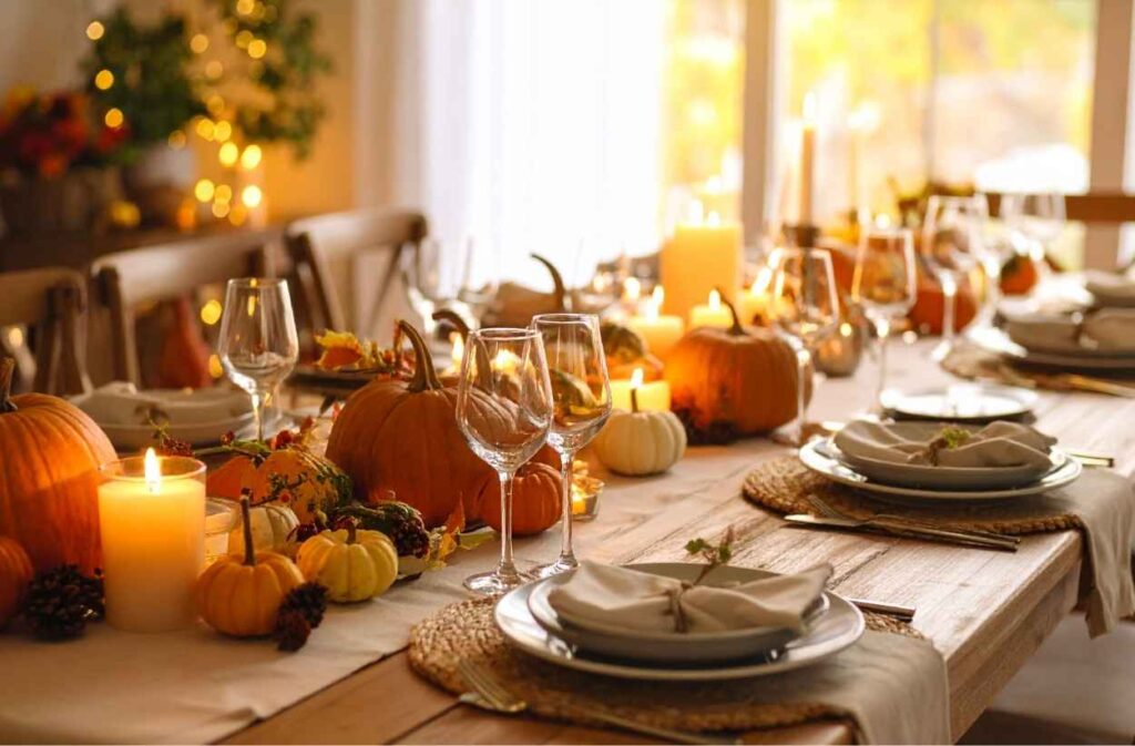 autumn table setting