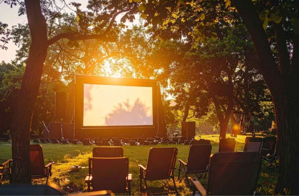 backyard lawn cinema