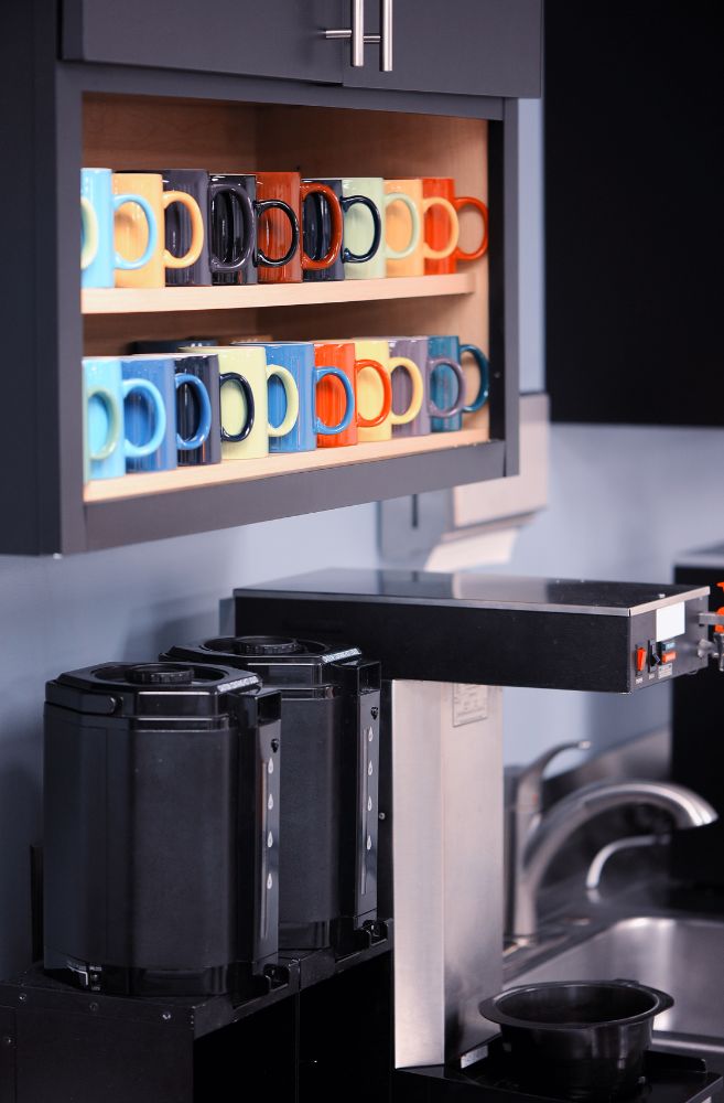 breakfast coffee station