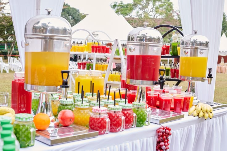 brunch drink station