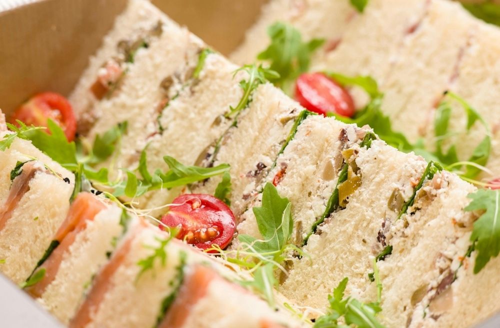 brunch sandwich platter